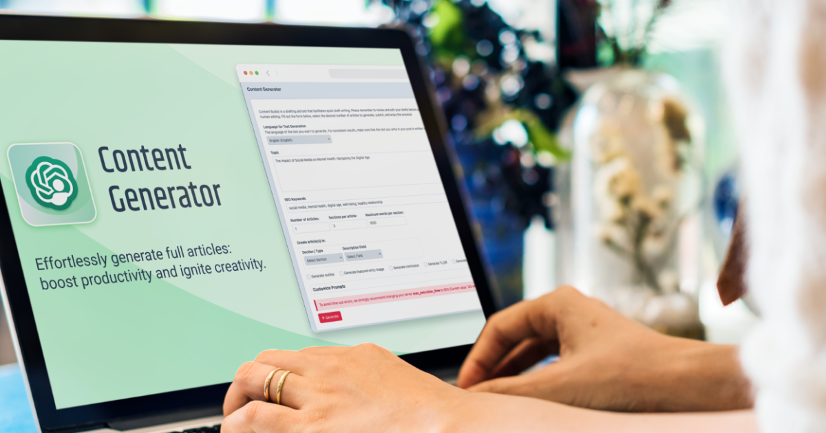 Introducing Content Buddy for Craft CMS 4