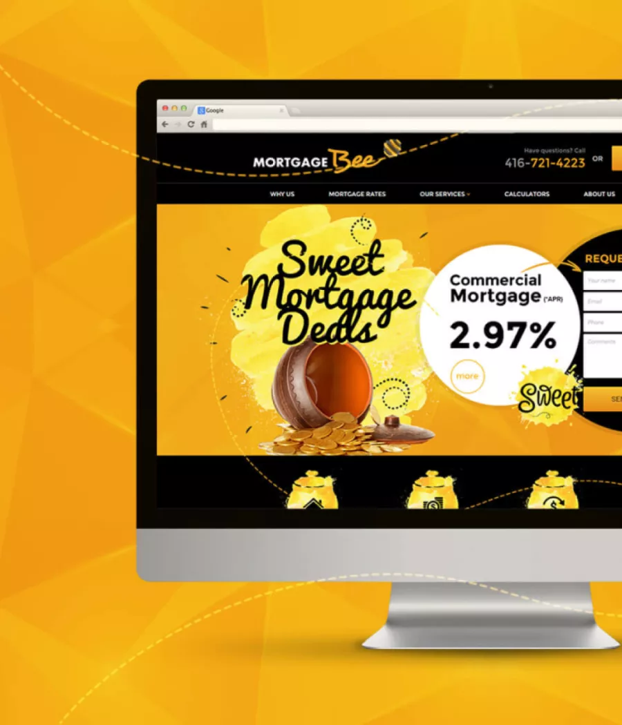 Website for MortgageBee